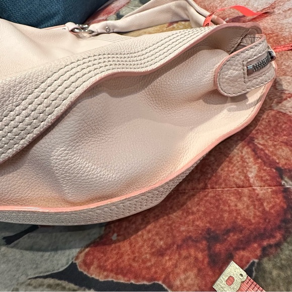 Celine Triomphe Bittersweet pale pink shoulder bag pebbled leather dual strap - Picture 9 of 16